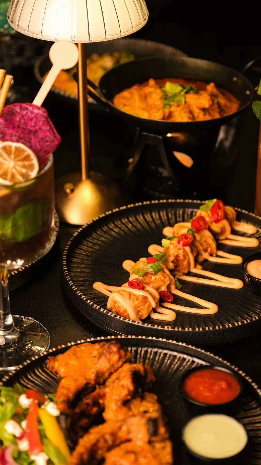 Small plates, curry and a mocktail