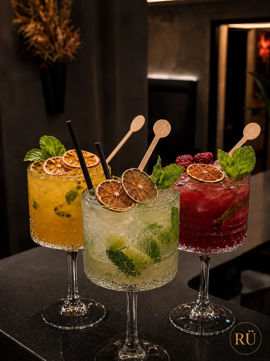 Three signature mocktails