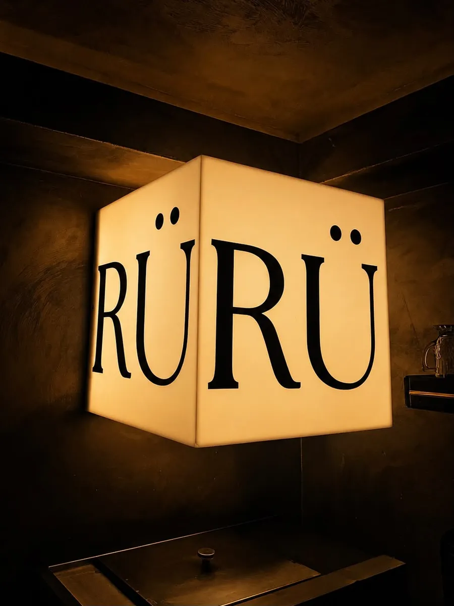 The RÜ lightbox cube
